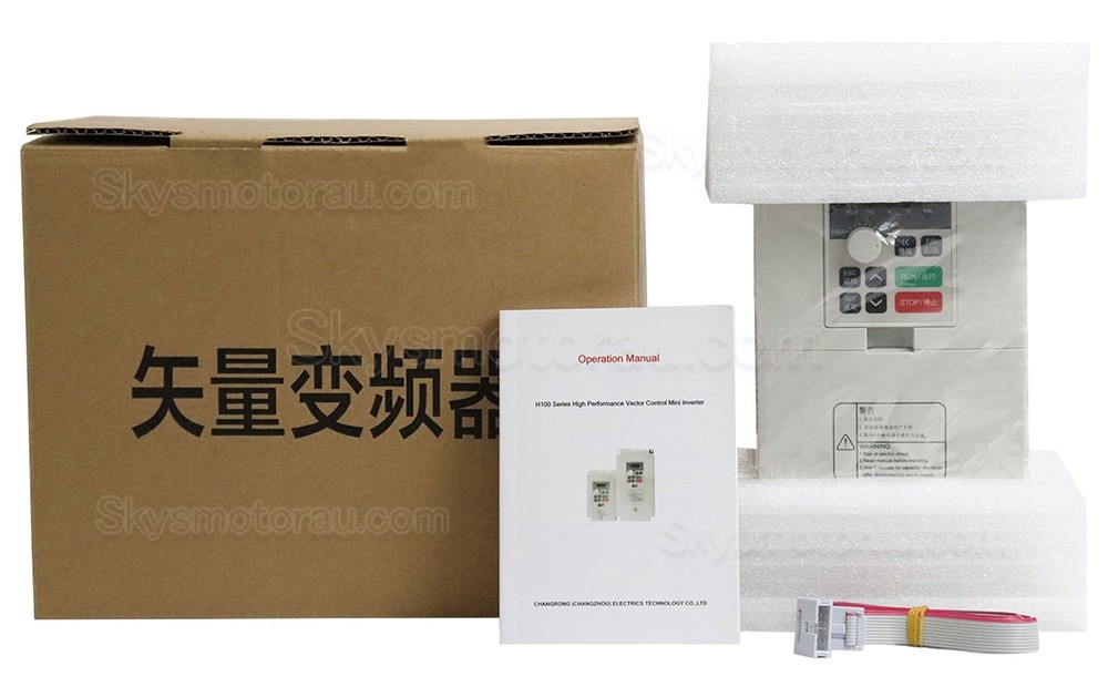 3.7KW 5HP Variable Frequency Drive H100-3.7S2/H100-3.7T4 220V/380V Single/Three Phase Input